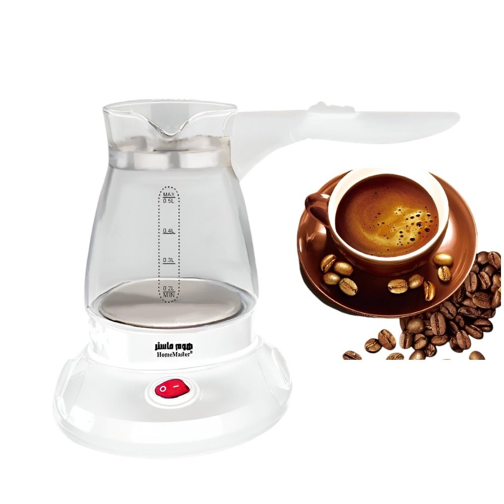 Home Master 500ml Glass Turkish Coffee Kettle