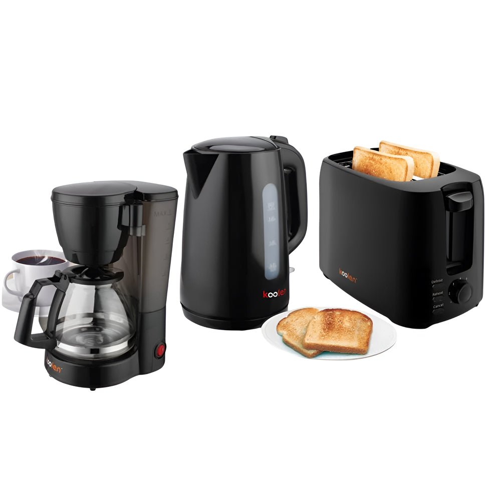 Colin Breakfast Set Toaster + Electric Kettle + Coffee Maker