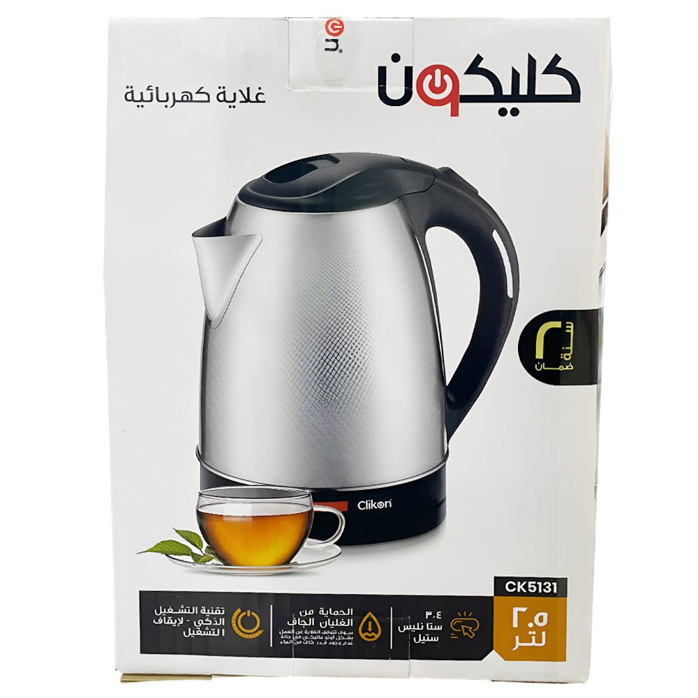 Clikon 2.5L Stainless Steel Electric Kettle