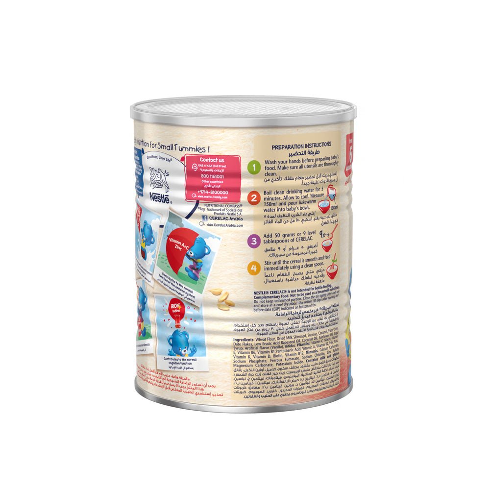 Nestle Cerelac Wheat &amp; Dates from 6 months 400g