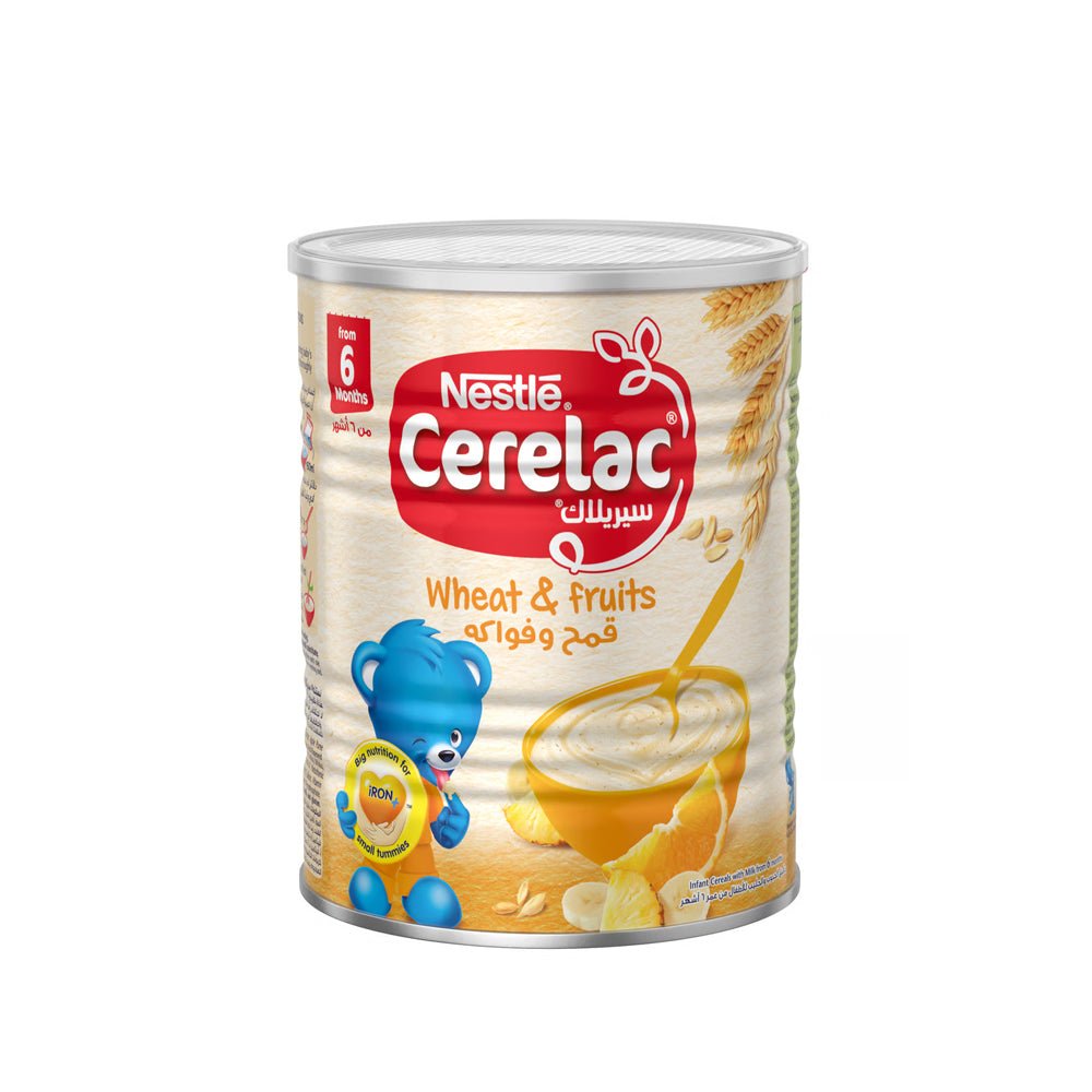 Nestle Cerelac Infant Cereal with Iron + Wheat &amp; Fruits from 6 Months 400g