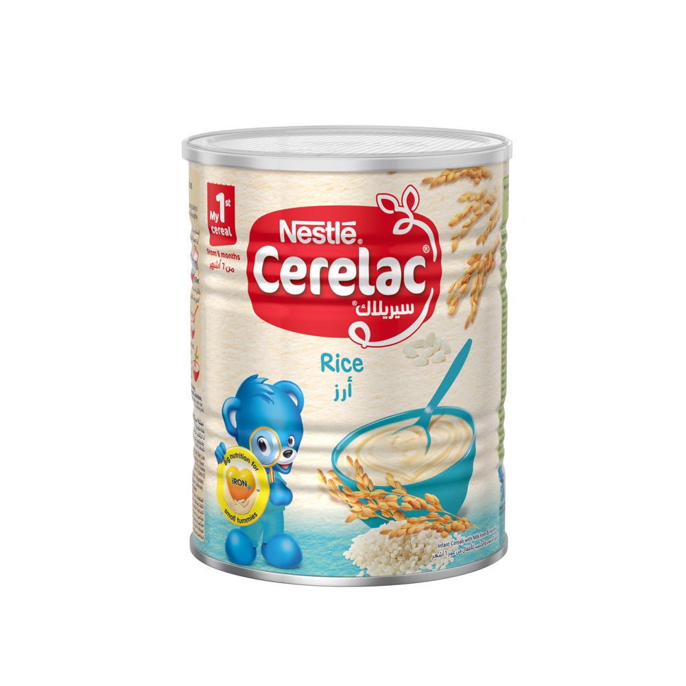 Nestle Cerelac Infant Cereal with Iron + Rice from 6 months 400g