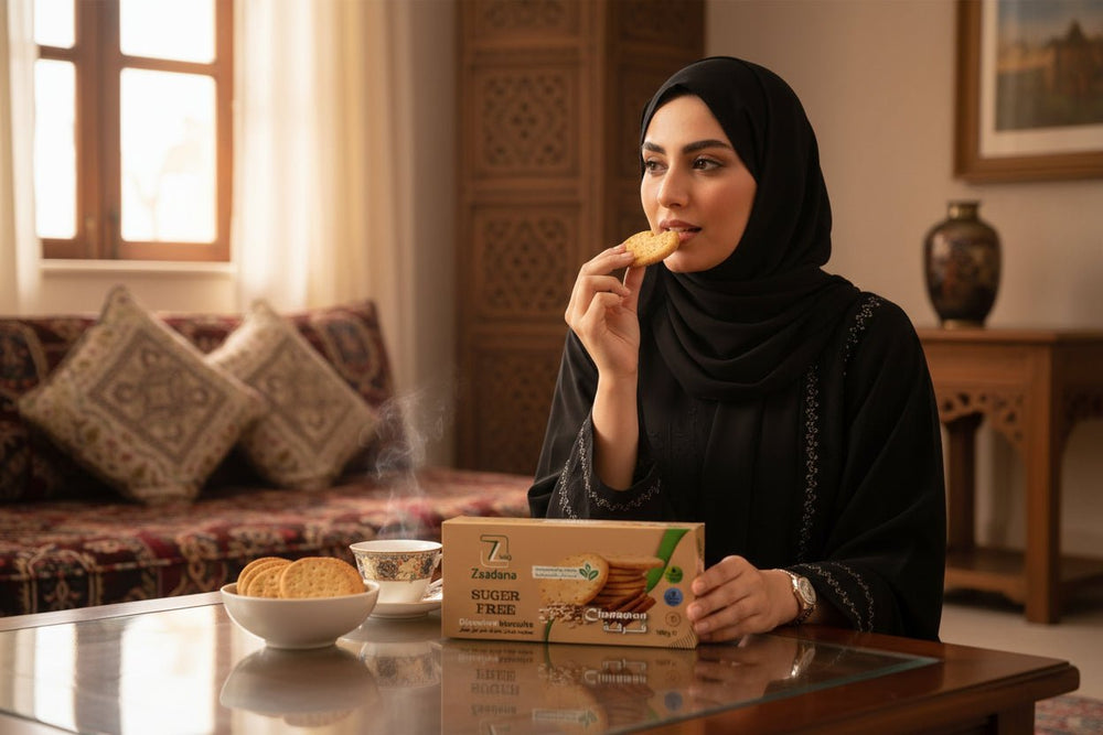 بسكويت دايجستف بالقرفة خالي من السكر 180 جم زادنا
