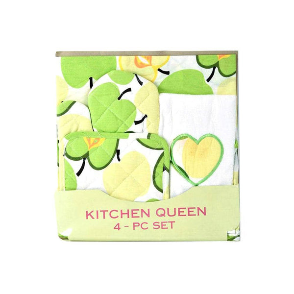 طقم مريلة مطبخ ( 4 قطع )-أنية المنزل
