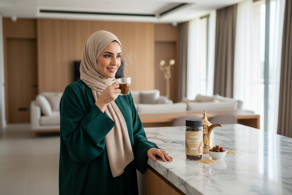 قهوة الشعير العضوية من أرض الطبيعة  100 جرام