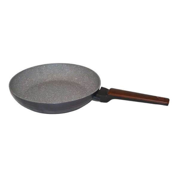 24cm Non-stick Granite Frying Pan with Heat-Resistant Handle