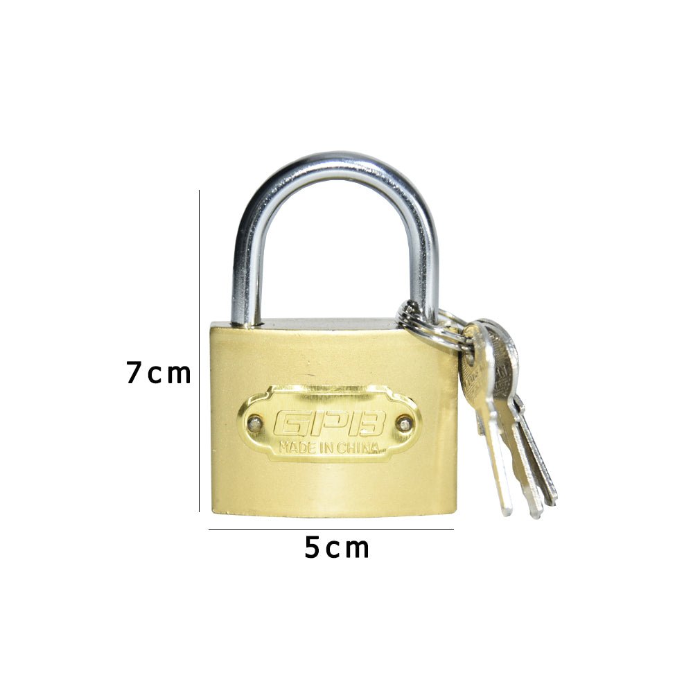 50mm metal lock with three keys