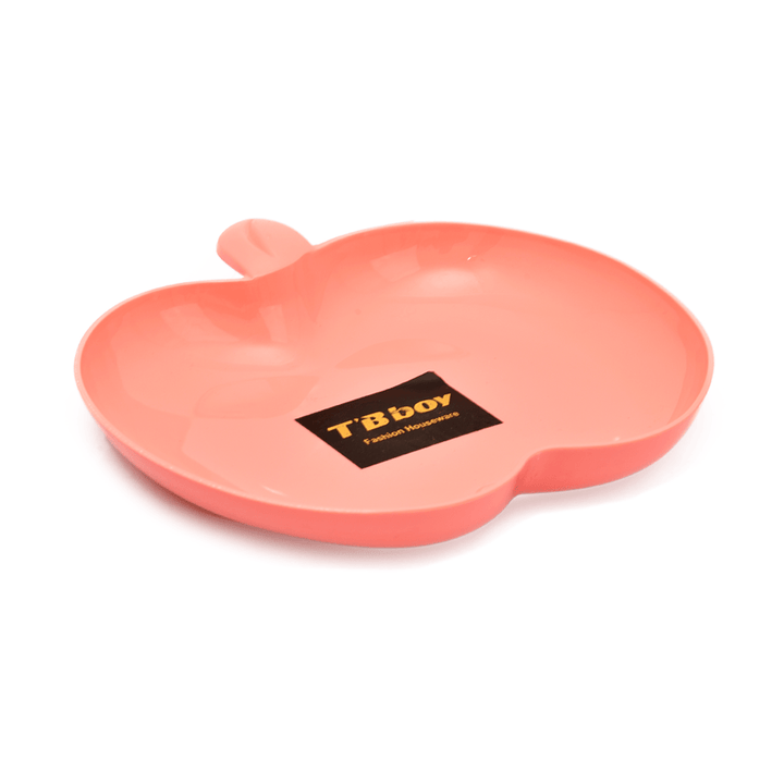 طبق بلاستيك شكل تفاحة20*14سم - أنية المنزل