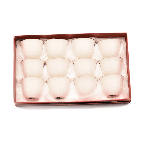 طقم فناجين قهوة 12 قطعة سيراميك - أنية المنزل