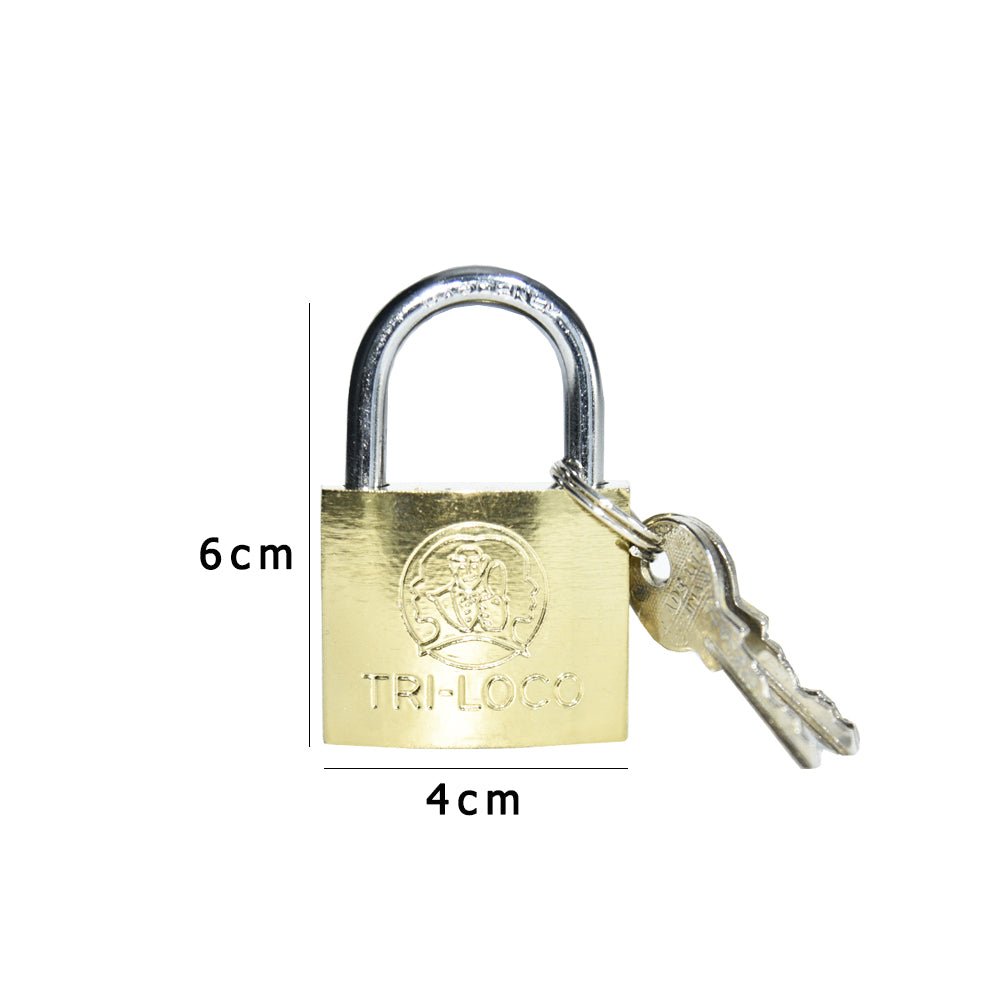 38mm metal lock with three keys