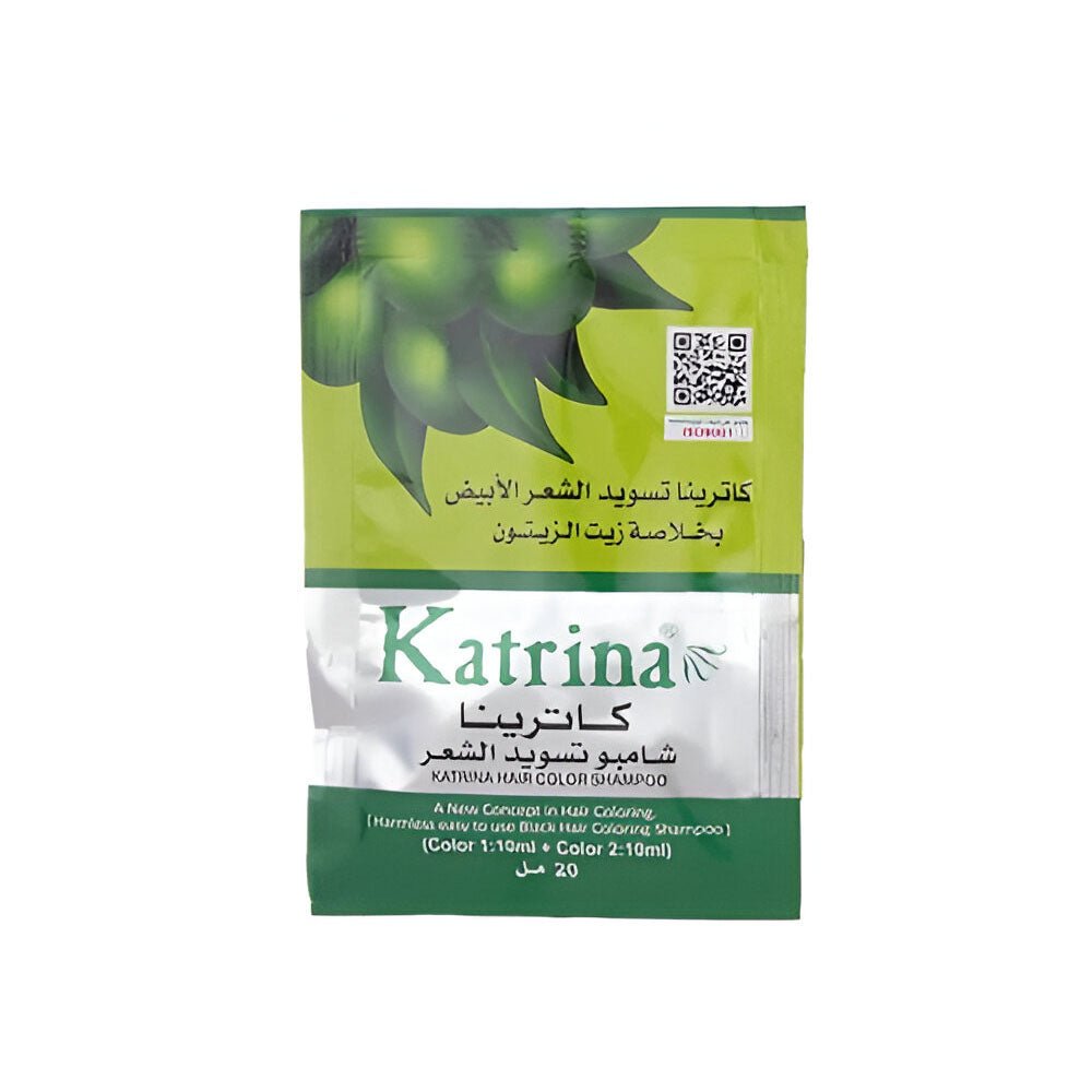 Katrina Olive Oil Shampoo for Darkening White Hair. 20 ml
