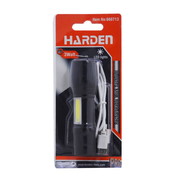 مصباح يدوي قابل لإعادة الشحن