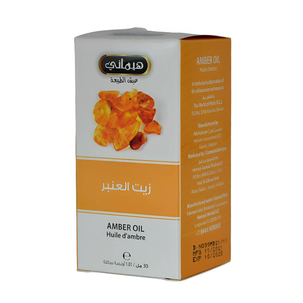 Hemani Natural Amber Oil for Skin and Hair 30ml