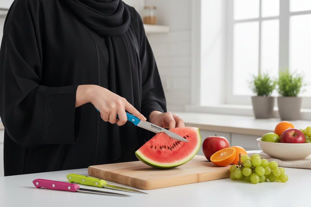 طقم سكاكين فواكه 12 قطعة حجم عملي للاستخدام اليومي