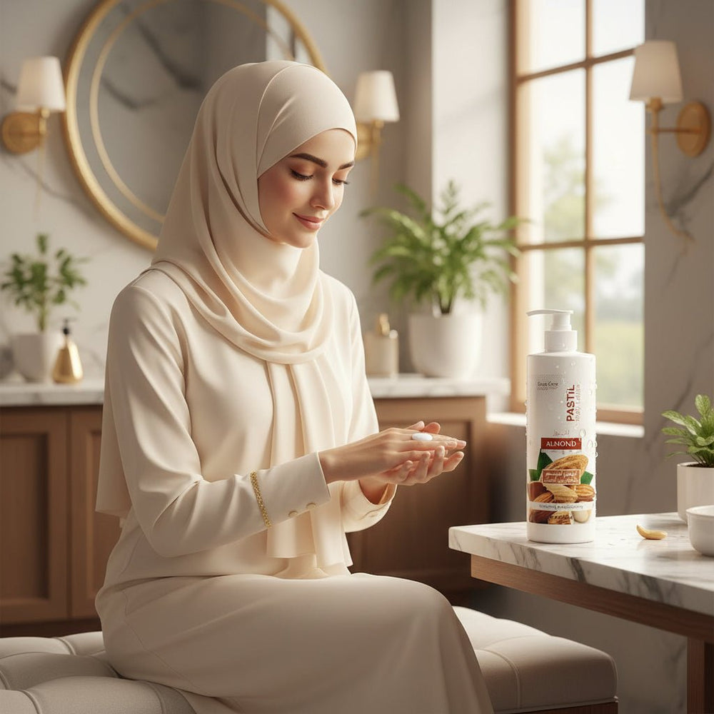 لوشن باستيل للجسم بخلاصة اللوز 480 مل