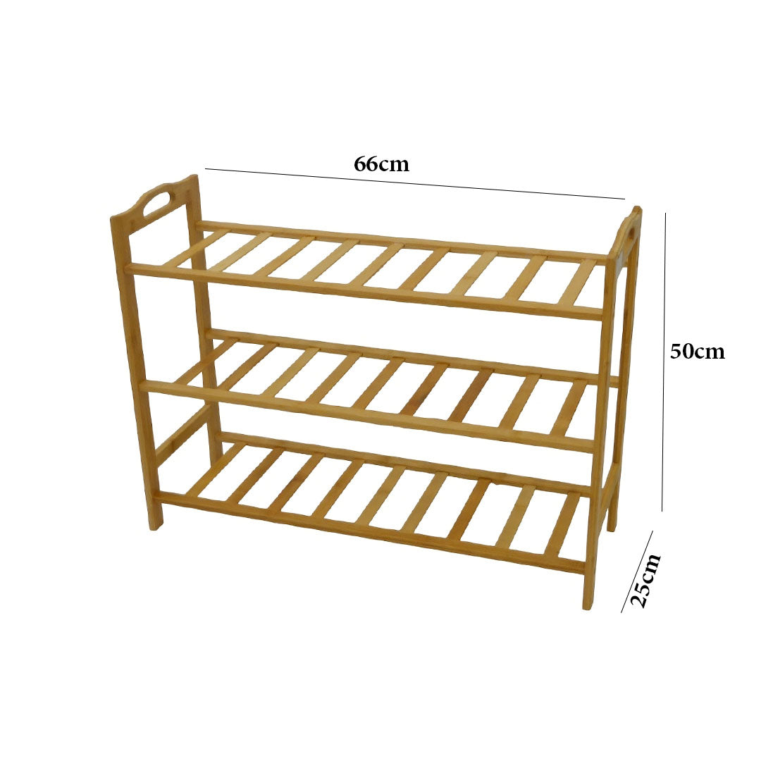رفوف احذية من الخشب 3 رفوف