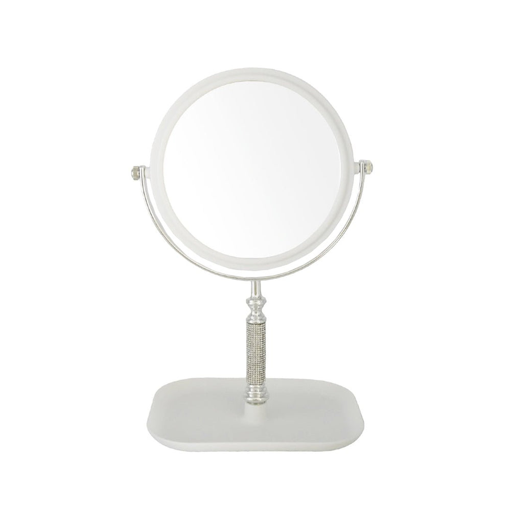 Double-sided rotating makeup mirrors 