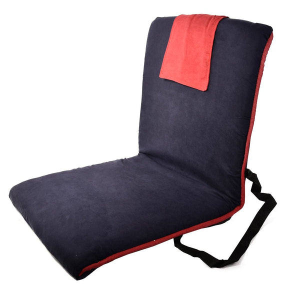 Folding ground chair for trips and camping 