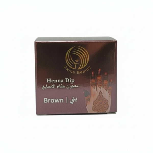 معجون حناء الأصابع لون بني 50 جم زينة بيوتي