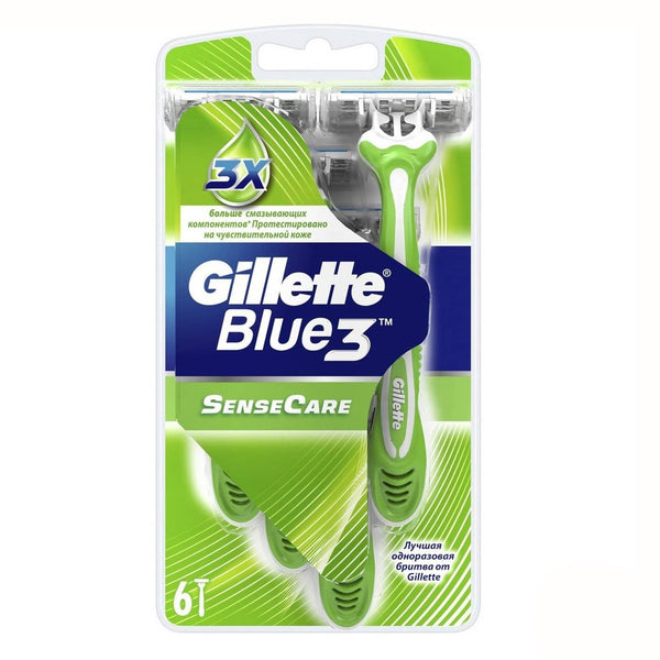 6 ماكينات حلاقة  من جيليت قابلة للرمي - أنية المنزل