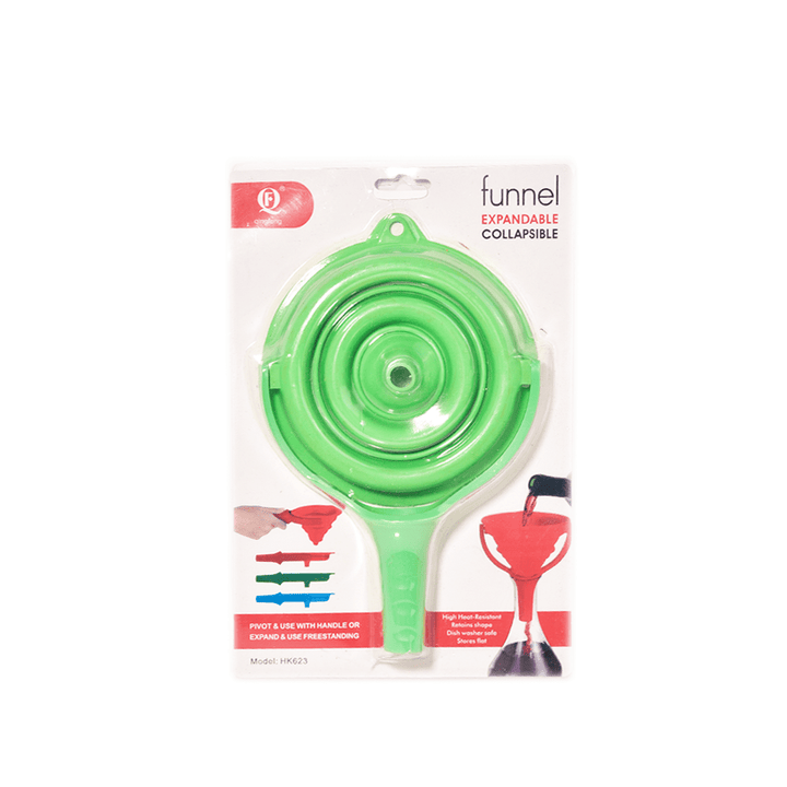 قمع سيليكون بمقبض قابل للتوسيع 13سم - أنية المنزل