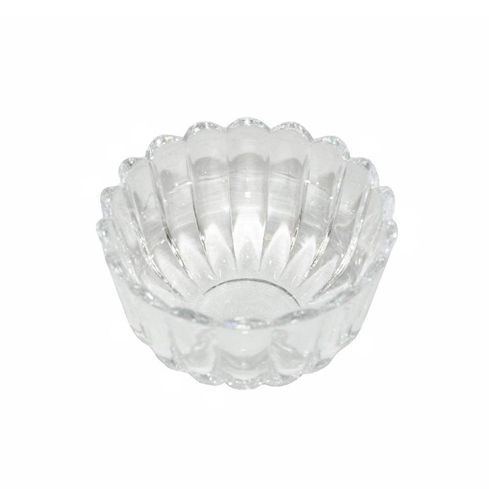 Clear glass jar with multi-purpose lid