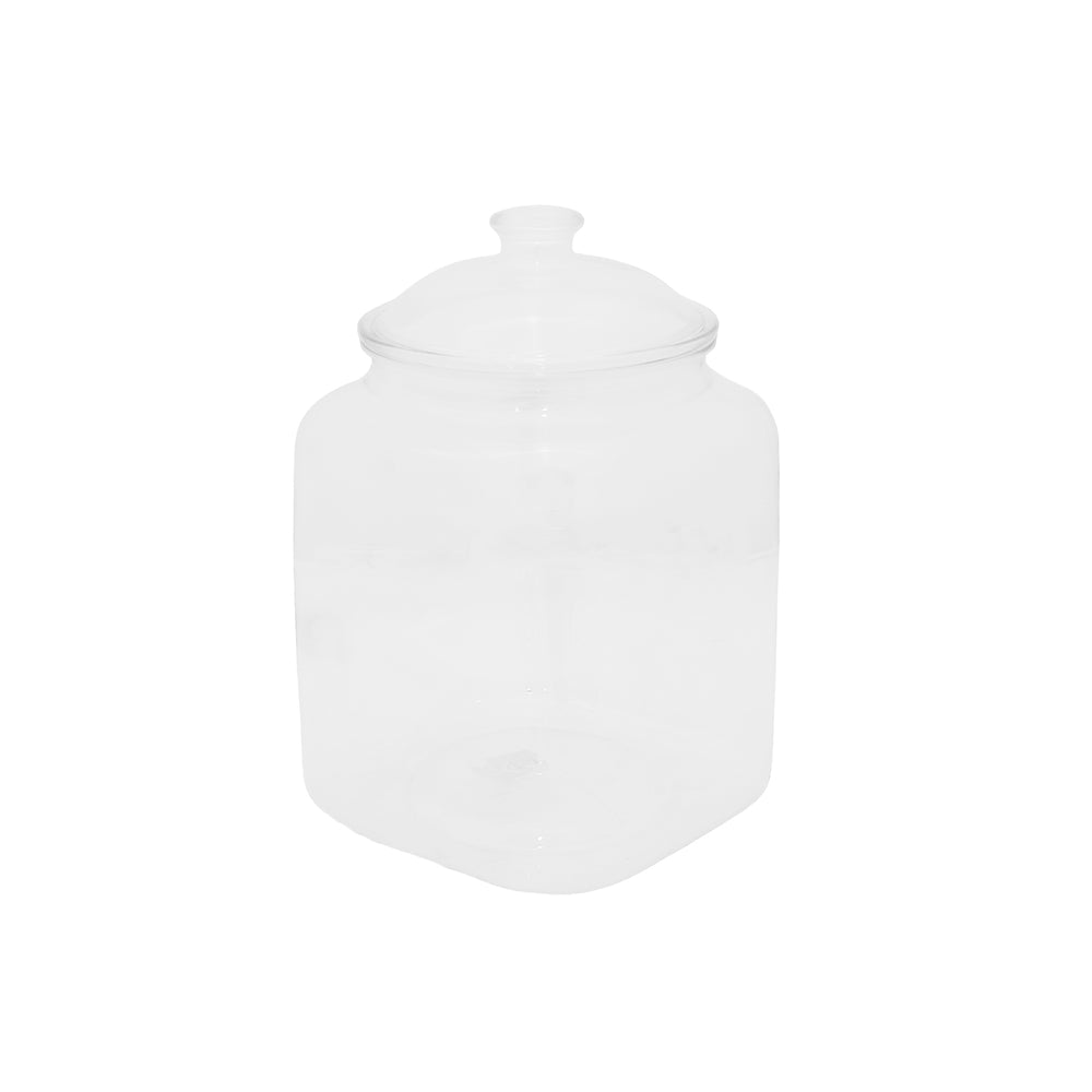 2L Clear Plastic Storage Jar with Tight Lid