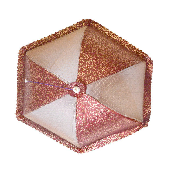 غطاء اطعمة قابل للطي سداسي-80*80سم