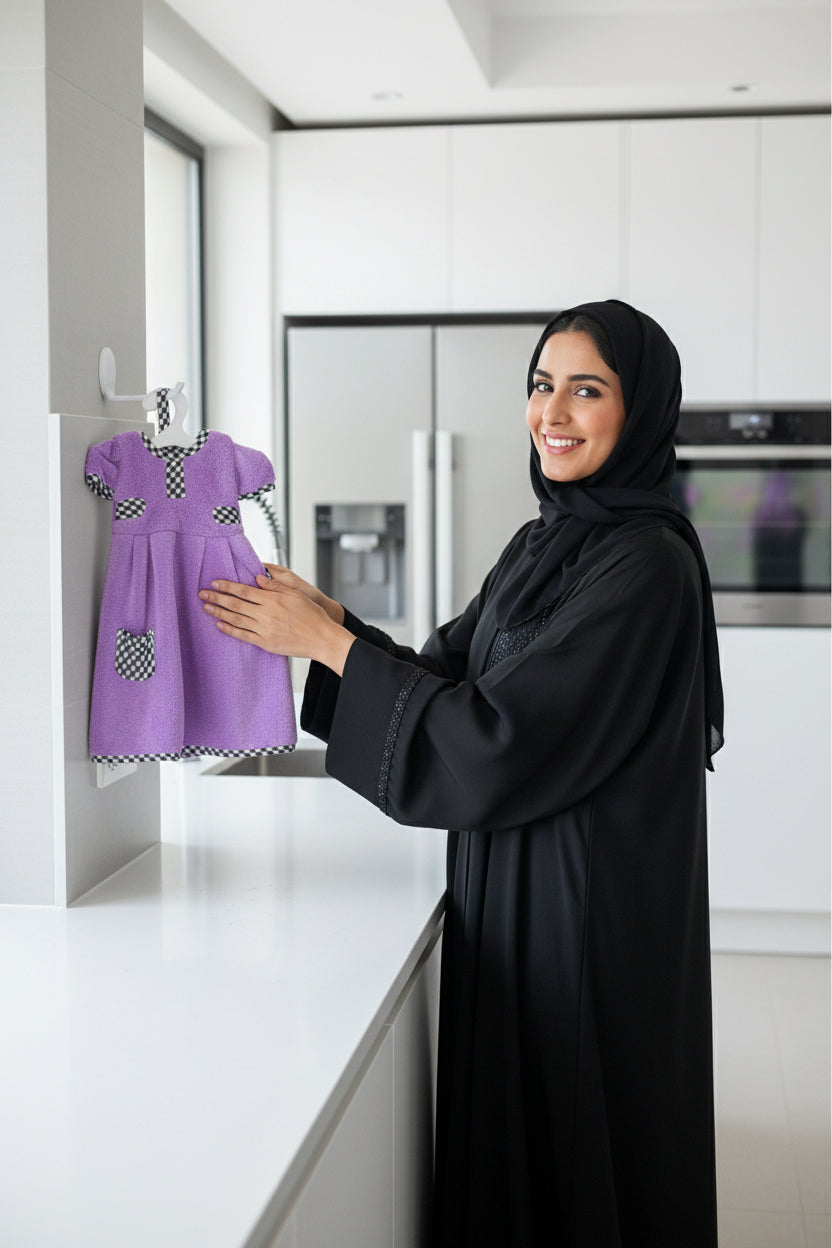 Multicolored Microfiber Clothes Shape Kitchen Towel
