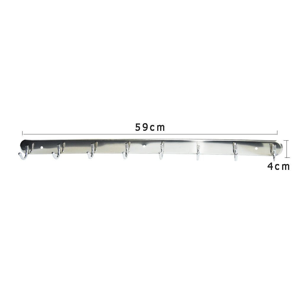 Multi-purpose stainless steel wall hook