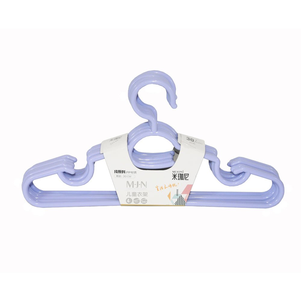 5-Piece Small Plastic Clothes Hanger Set