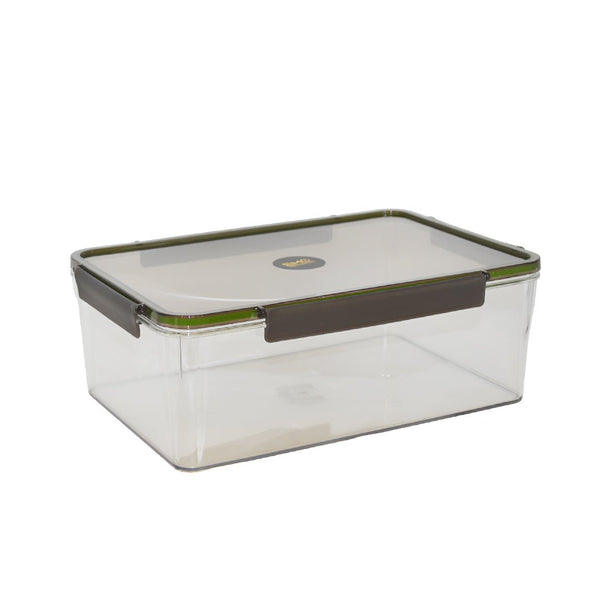 حافظة لتخزين الطعام من البلاستيك بغطاء محكم 10لتر