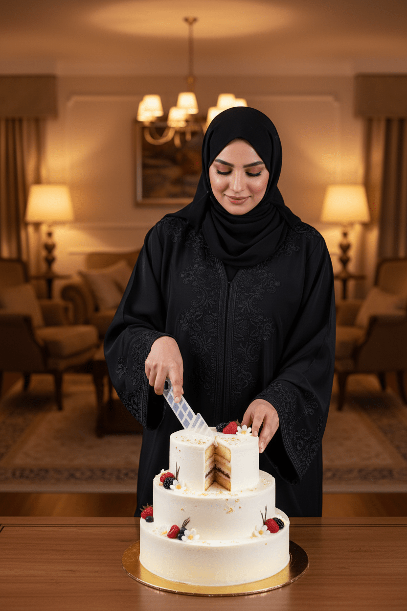 2-piece plastic zigzag cake knife