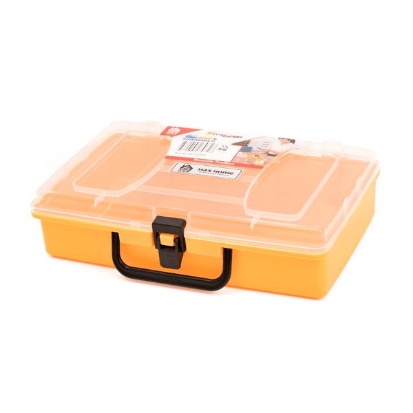 صندوق ادوات بلاستيك قسمين 25*16*6 سم - أنية المنزل