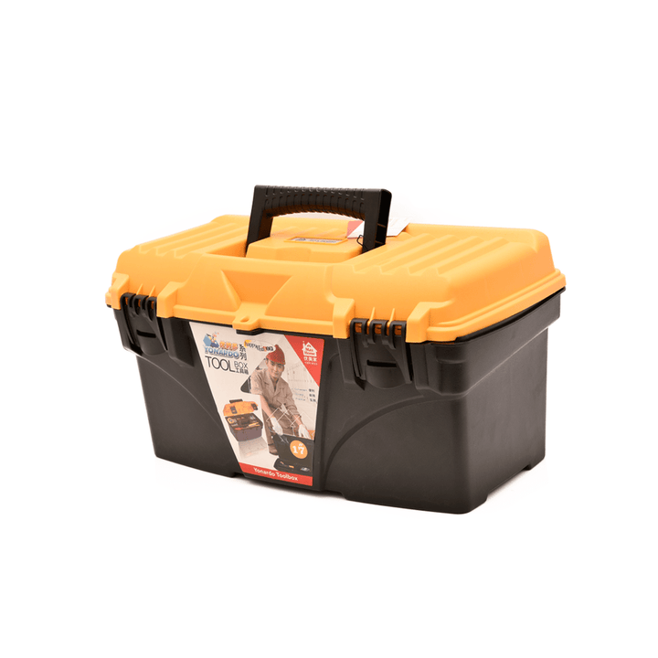 صندوق العدة بمقبض ورف 23×40×22سم - أنية المنزل