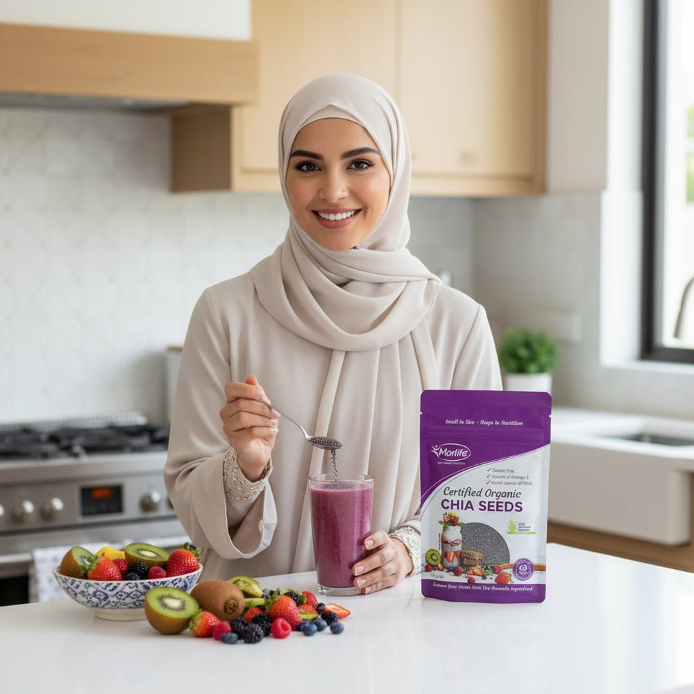 بذور الشيا العضوية مورلايف 150 جم