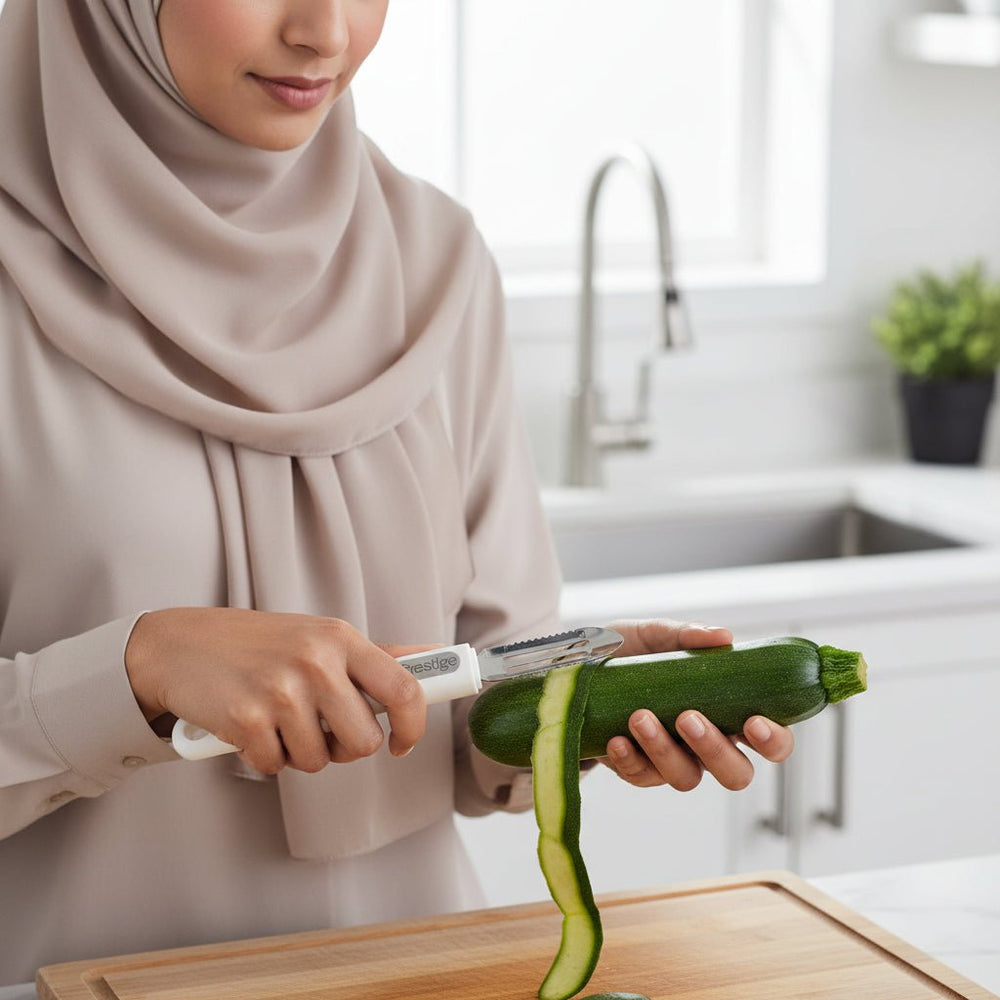 مقوار كوسة ستانلس ستيل رأس منحني من Prestige Basics