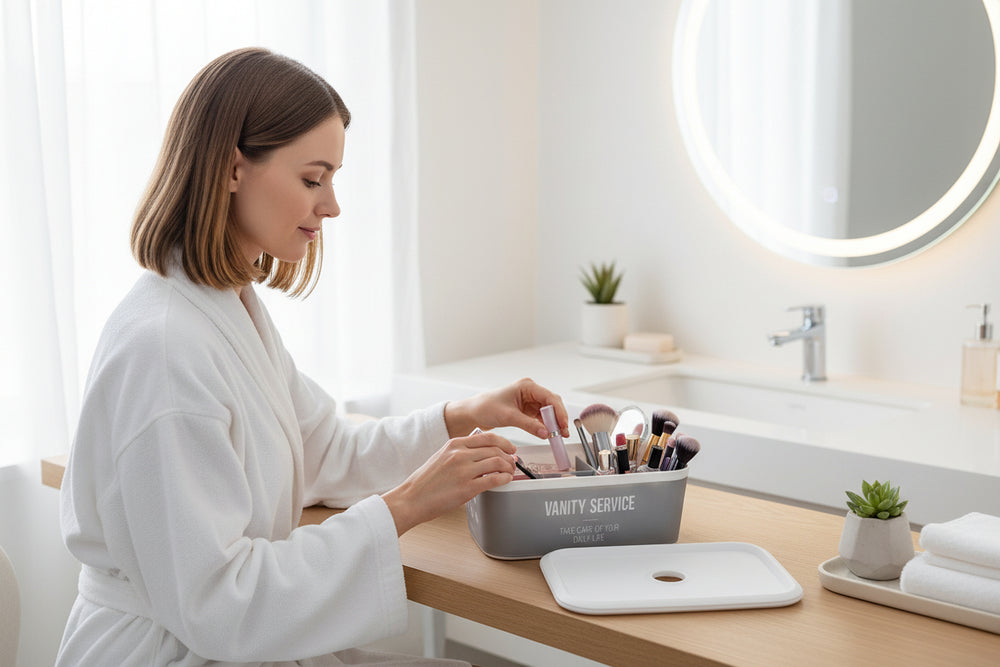 Multi-use plastic storage box