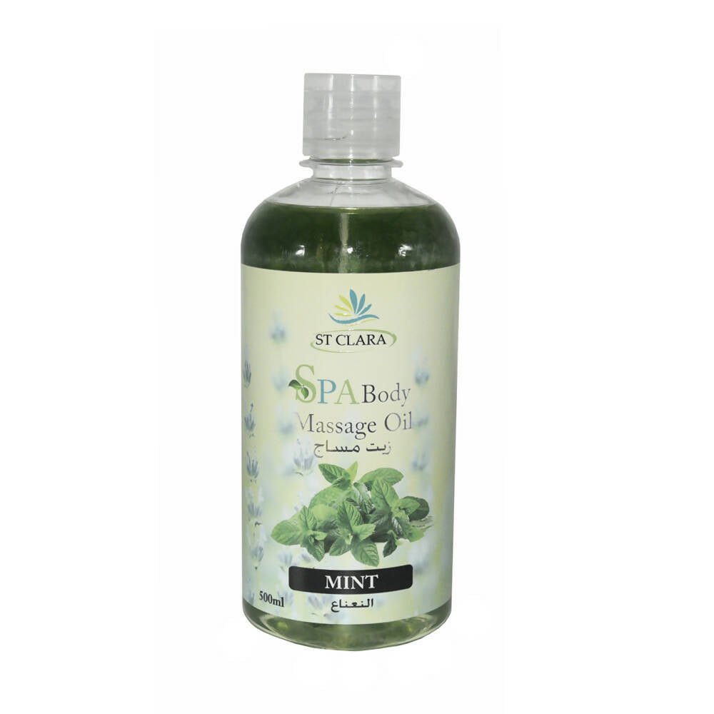 Santa Clara Peppermint Scented and Soothing Body Massage Oil 500ml
