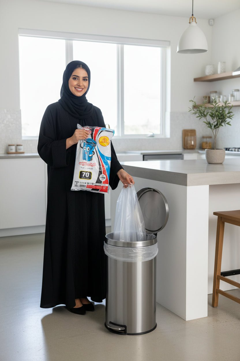 أكياس نفايات 70 جالون متانة وسعة كبيرة