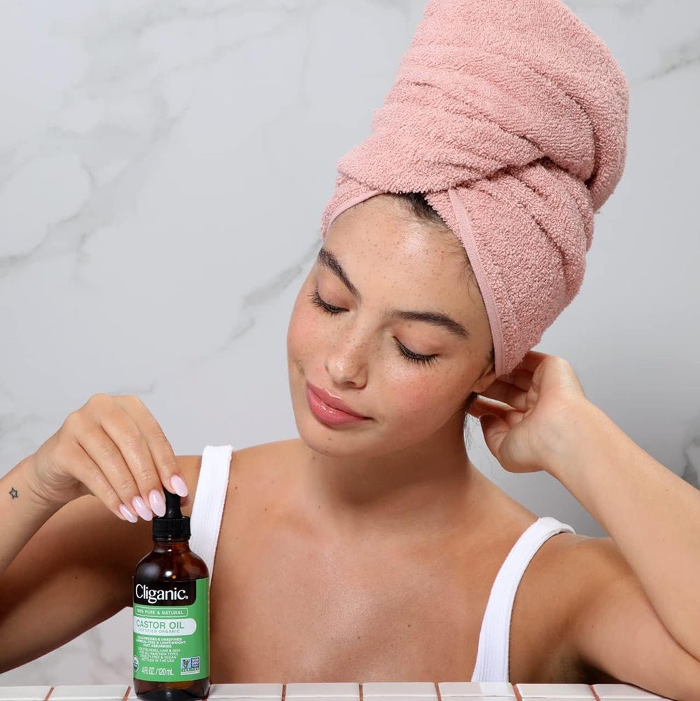 Kliganik Organic Castor Oil for Eyelashes and Eyebrows 120ml
