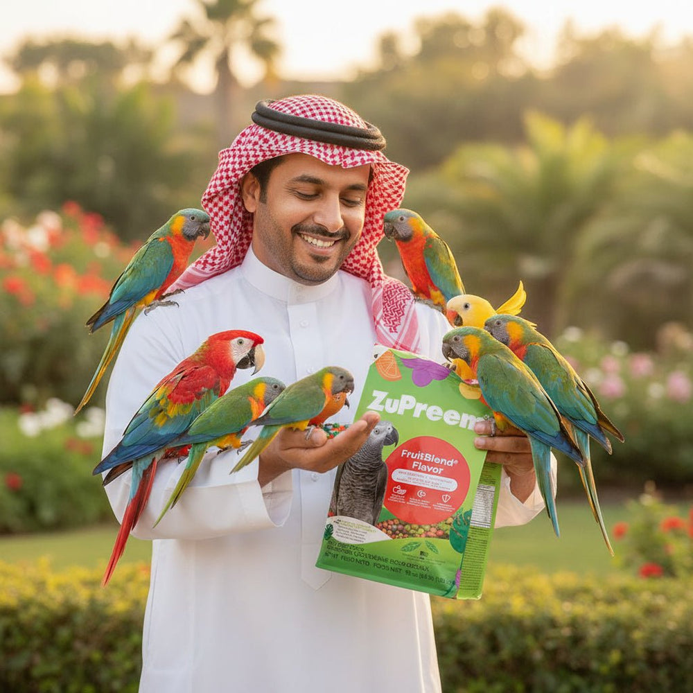 طعام الطيور زوبريم فروت بلند بنكهة الفواكه 1.58 كجم