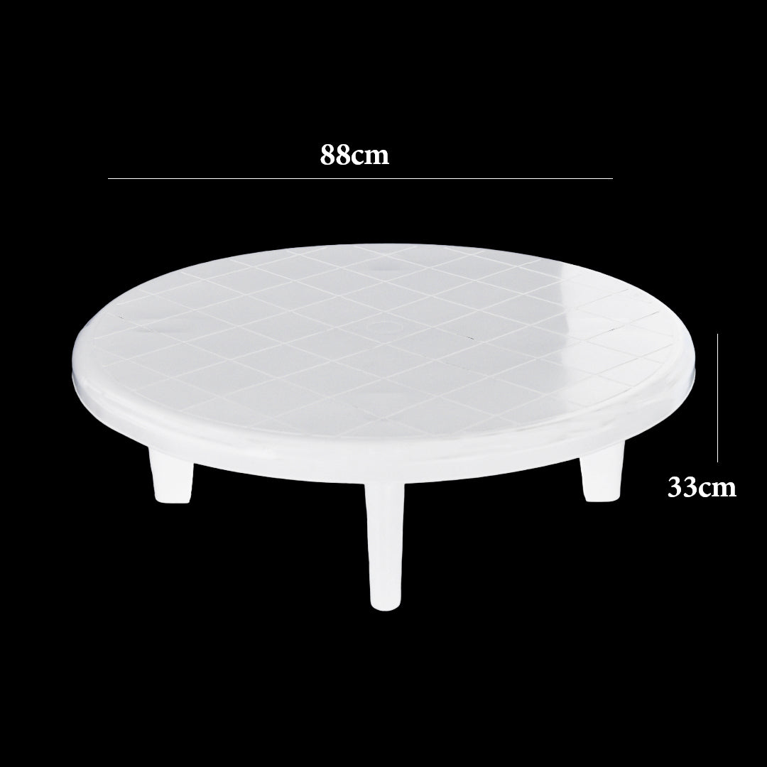 طاولة بلاستيك دائرية متعددة الالوان