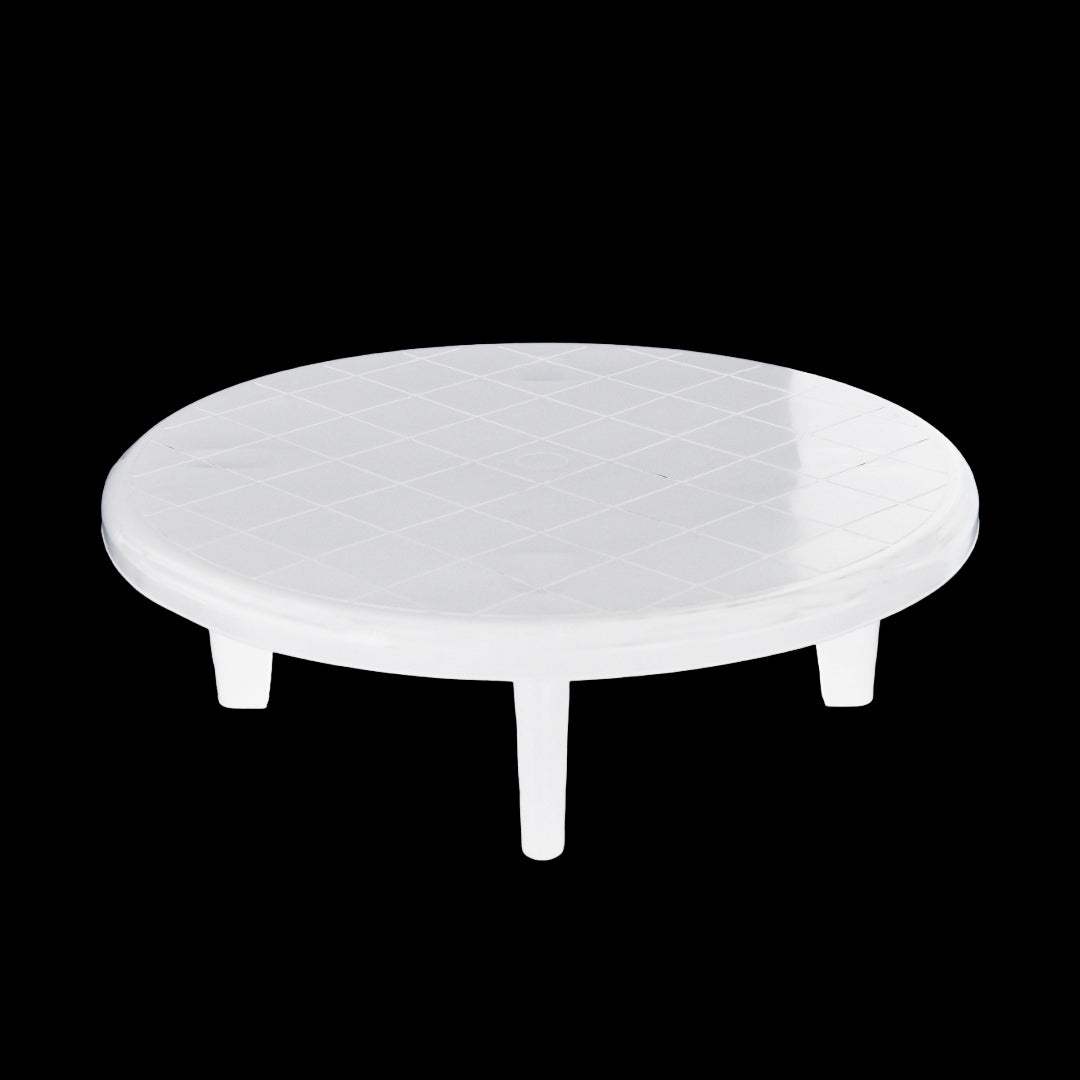 طاولة بلاستيك دائرية متعددة الالوان