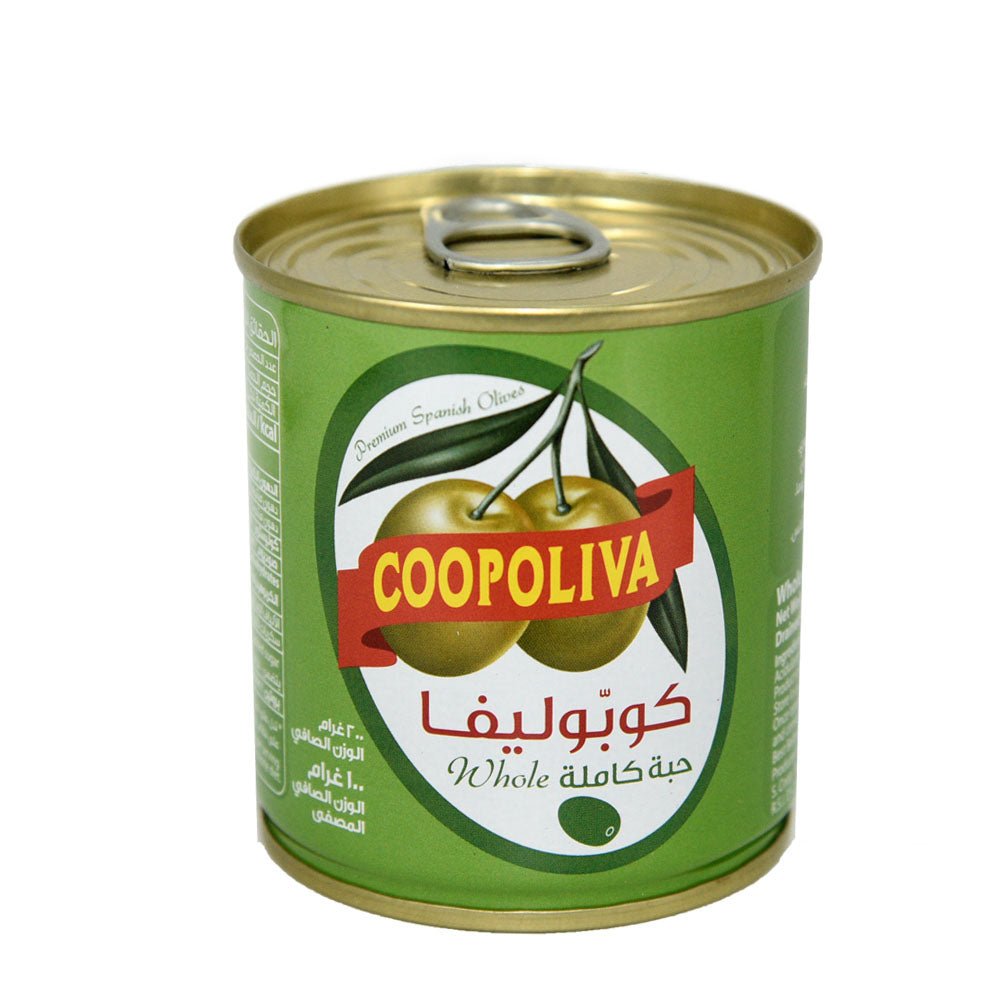 زيتون اخضر حبة كاملة من كوبوليفا  100جرام
