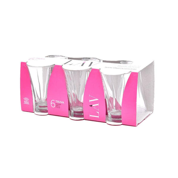 طقم اكواب شاي زجاج 6قطع-أنية المنزل