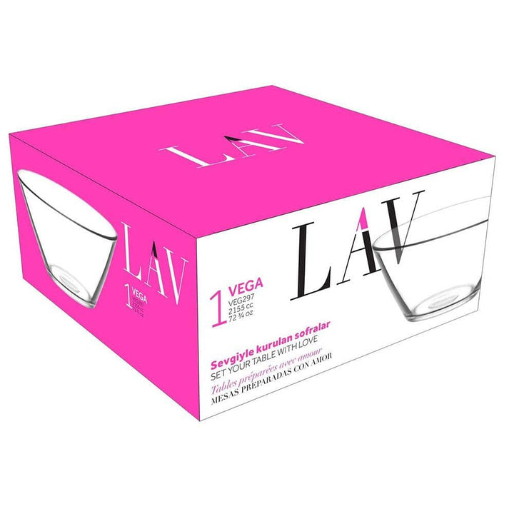 وعاء زجاج شفاف بسعة 2 لتر - أنية المنزل