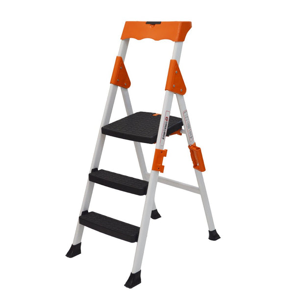 سلم معدني محمول قابل للطي درجتين