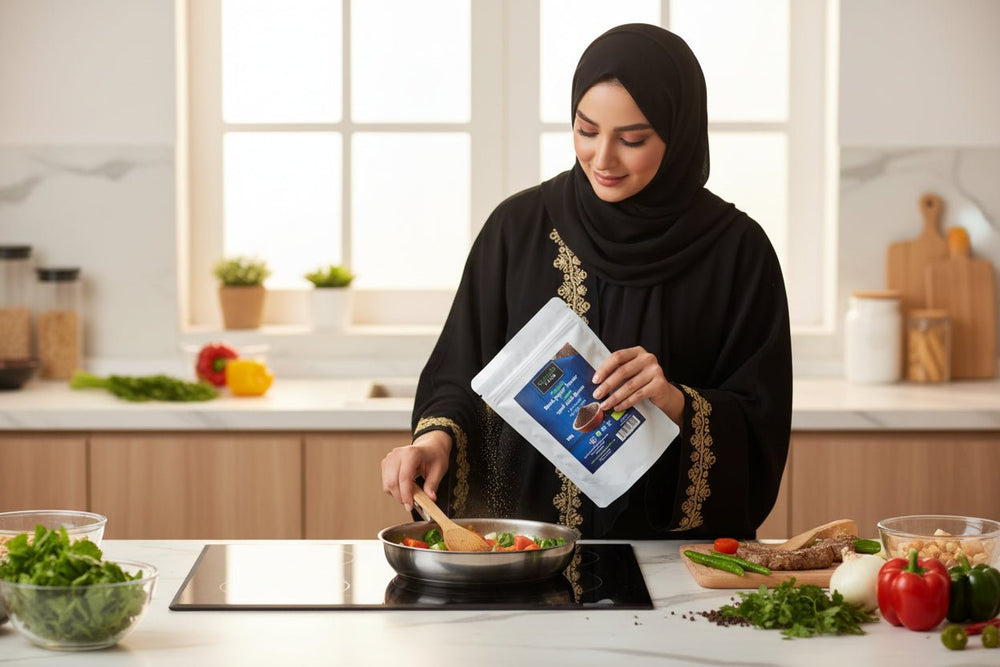 مسحوق الفلفل الأسود العضوي أورجانيك لاند 100 جم