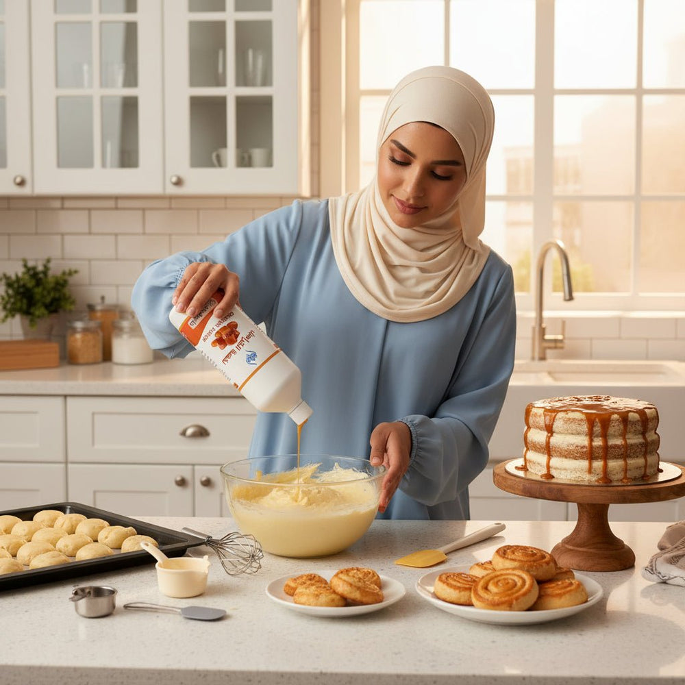 نكهة الكراميل المركزة عالم المواد 1 كجم